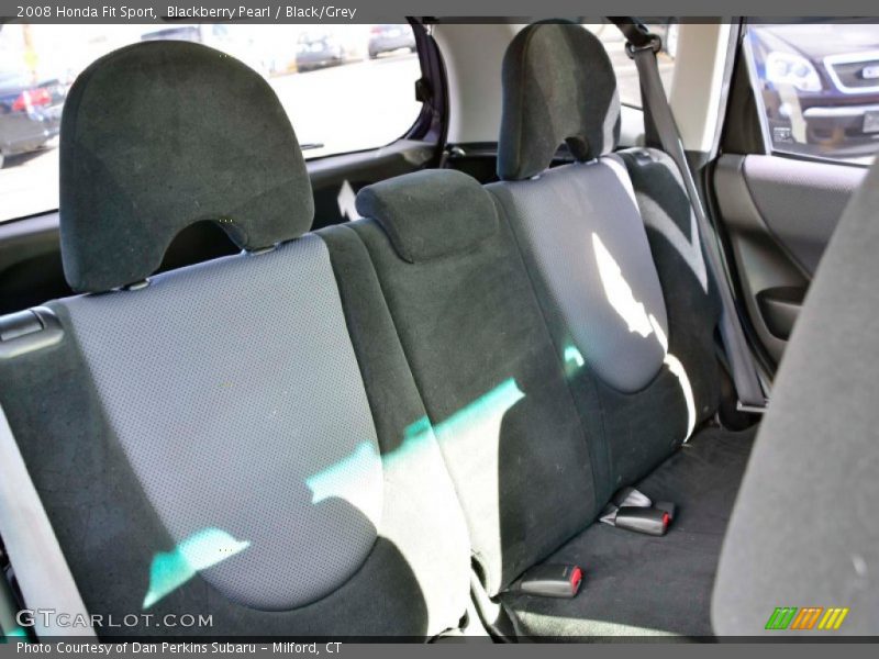 Blackberry Pearl / Black/Grey 2008 Honda Fit Sport