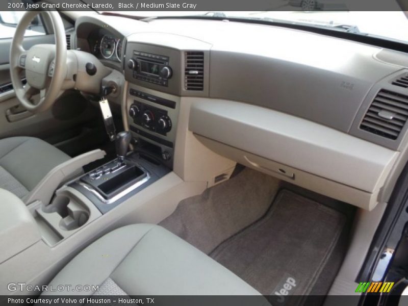 Black / Medium Slate Gray 2007 Jeep Grand Cherokee Laredo