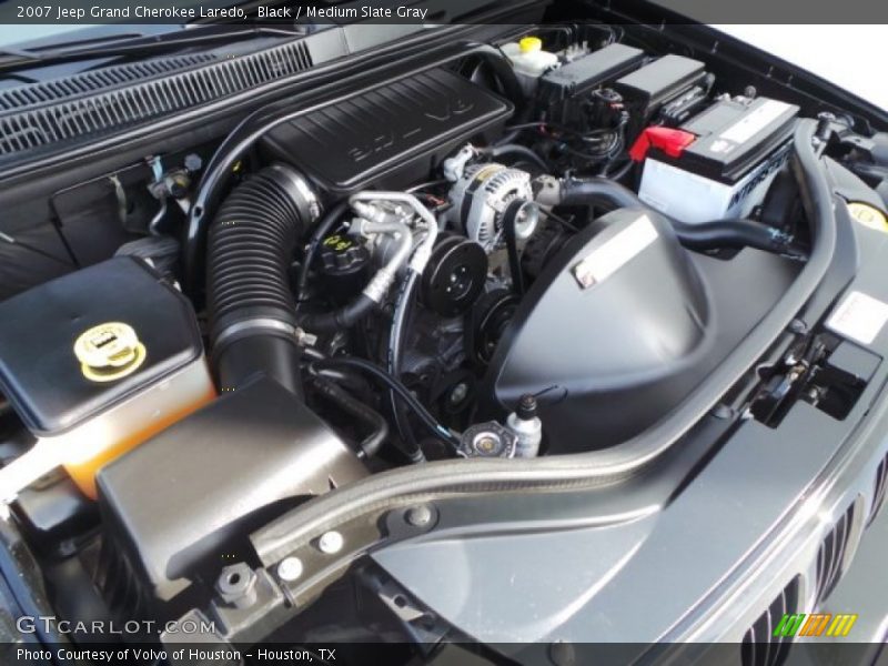 Black / Medium Slate Gray 2007 Jeep Grand Cherokee Laredo