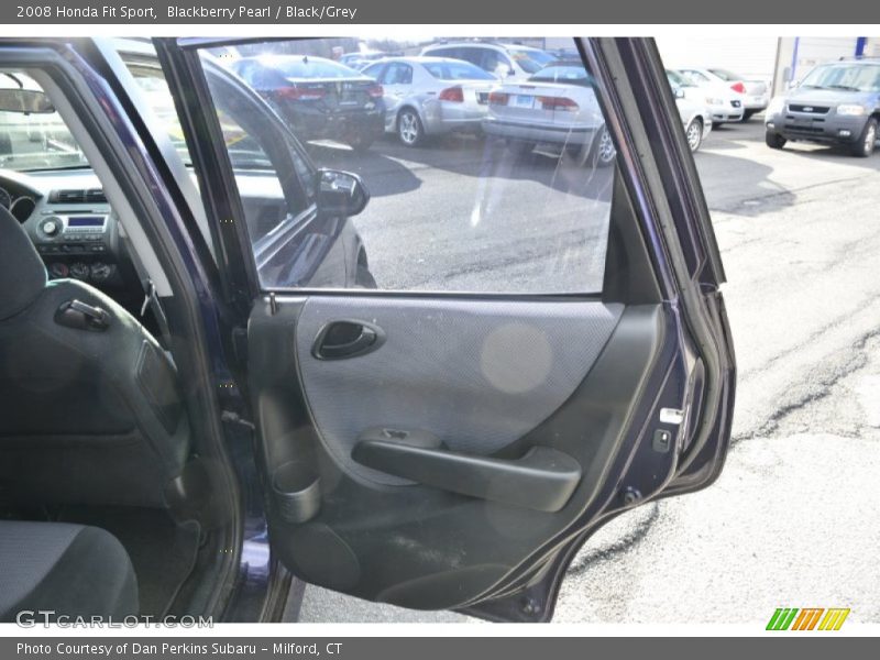 Blackberry Pearl / Black/Grey 2008 Honda Fit Sport