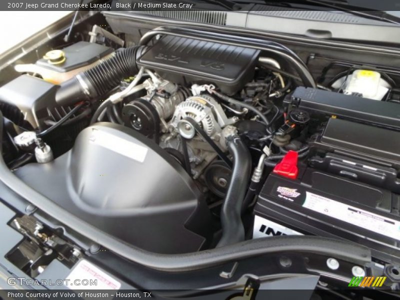 Black / Medium Slate Gray 2007 Jeep Grand Cherokee Laredo