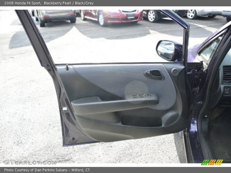 Blackberry Pearl / Black/Grey 2008 Honda Fit Sport