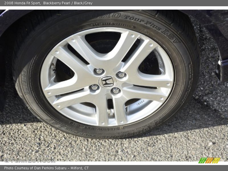 Blackberry Pearl / Black/Grey 2008 Honda Fit Sport