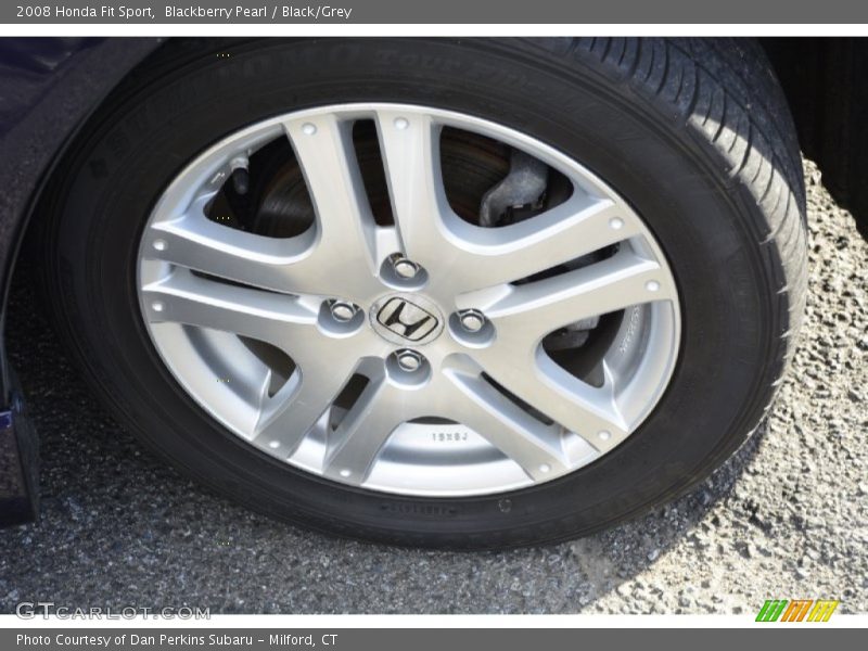 Blackberry Pearl / Black/Grey 2008 Honda Fit Sport