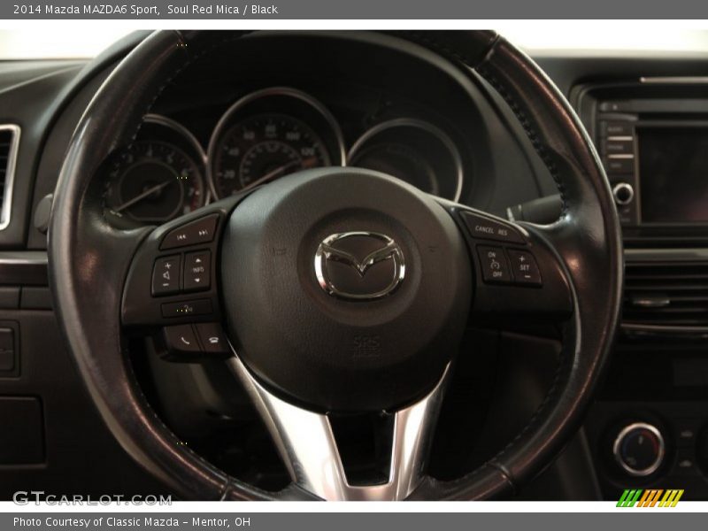 Soul Red Mica / Black 2014 Mazda MAZDA6 Sport
