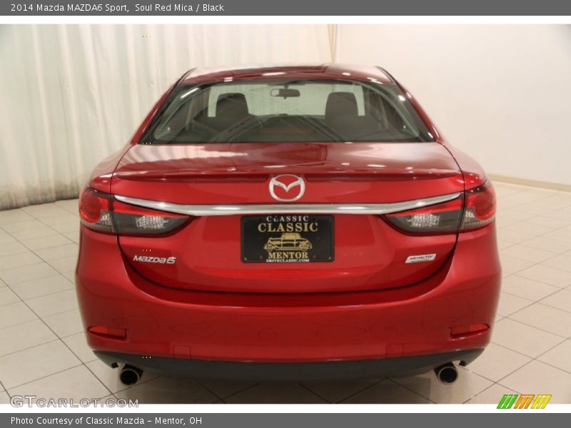Soul Red Mica / Black 2014 Mazda MAZDA6 Sport