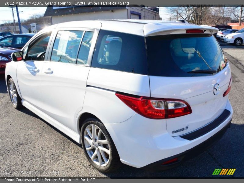 Crystal White Pearl Mica / Sand 2012 Mazda MAZDA5 Grand Touring