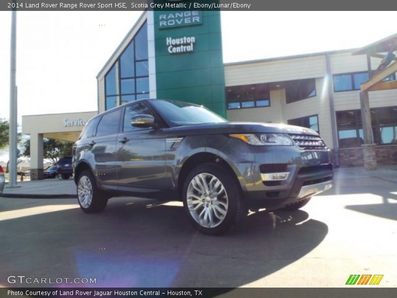 Scotia Grey Metallic / Ebony/Lunar/Ebony 2014 Land Rover Range Rover Sport HSE