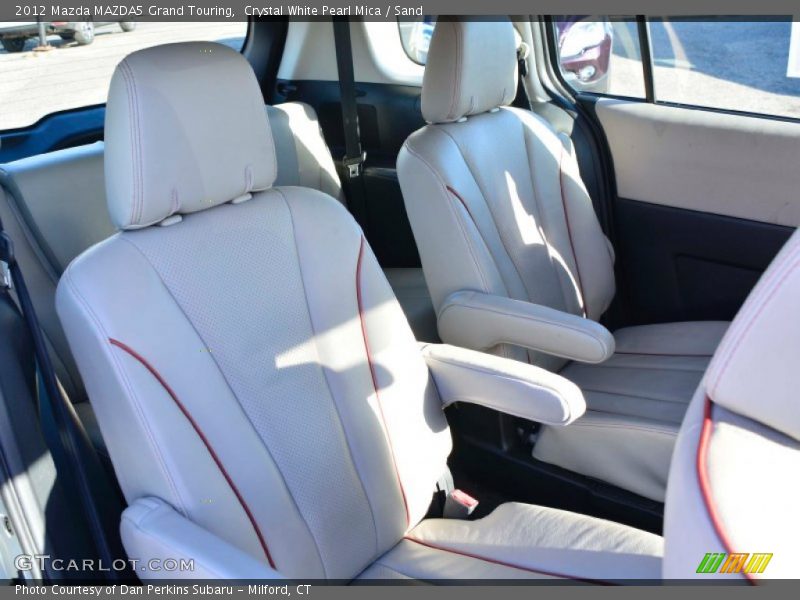 Crystal White Pearl Mica / Sand 2012 Mazda MAZDA5 Grand Touring