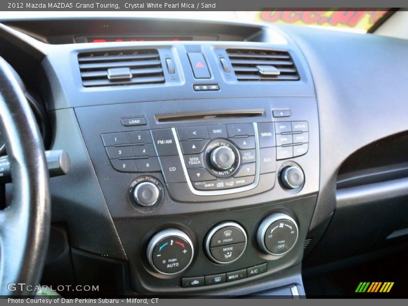 Crystal White Pearl Mica / Sand 2012 Mazda MAZDA5 Grand Touring