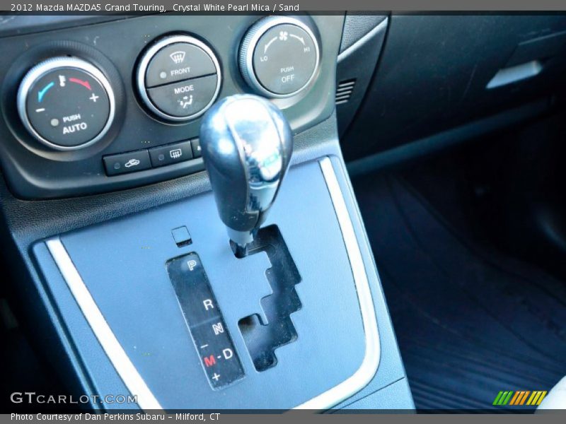 Crystal White Pearl Mica / Sand 2012 Mazda MAZDA5 Grand Touring