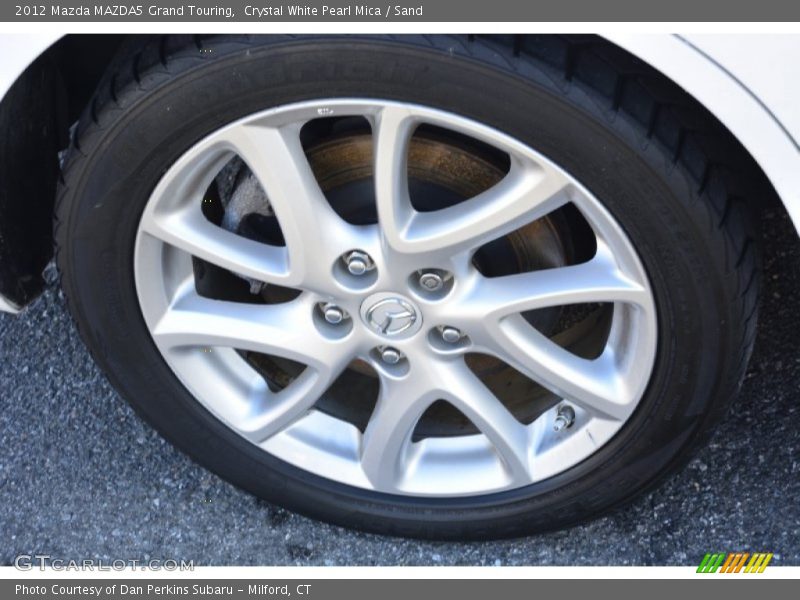 Crystal White Pearl Mica / Sand 2012 Mazda MAZDA5 Grand Touring