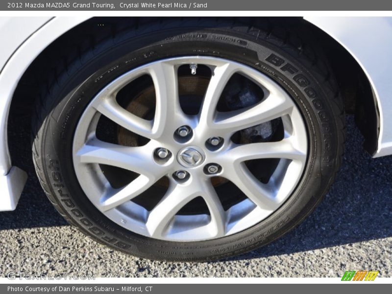 Crystal White Pearl Mica / Sand 2012 Mazda MAZDA5 Grand Touring