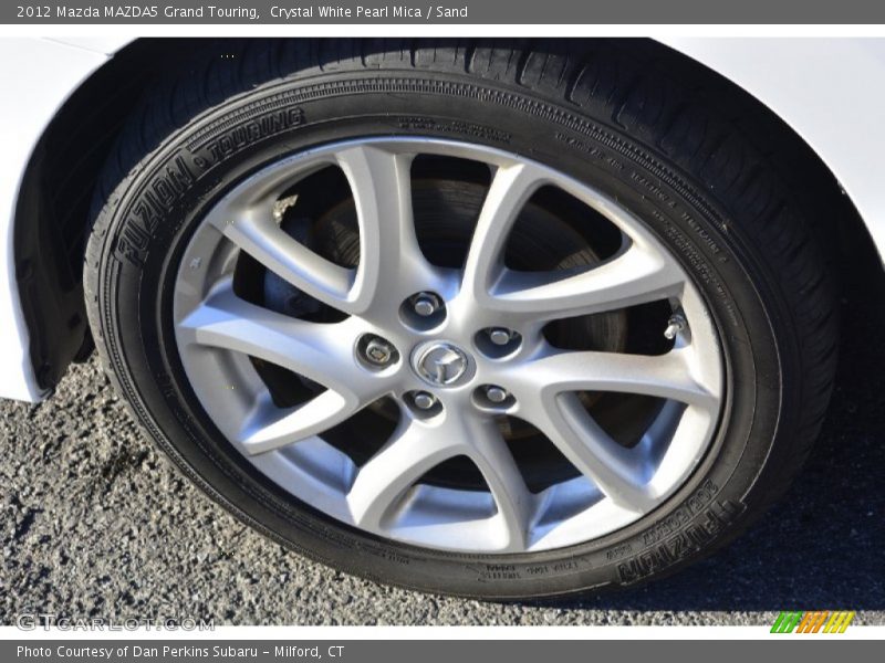 Crystal White Pearl Mica / Sand 2012 Mazda MAZDA5 Grand Touring