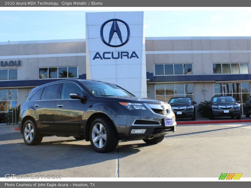 Grigio Metallic / Ebony 2010 Acura MDX Technology