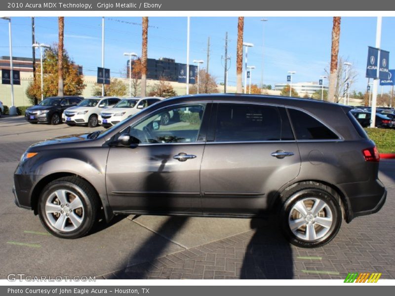 Grigio Metallic / Ebony 2010 Acura MDX Technology