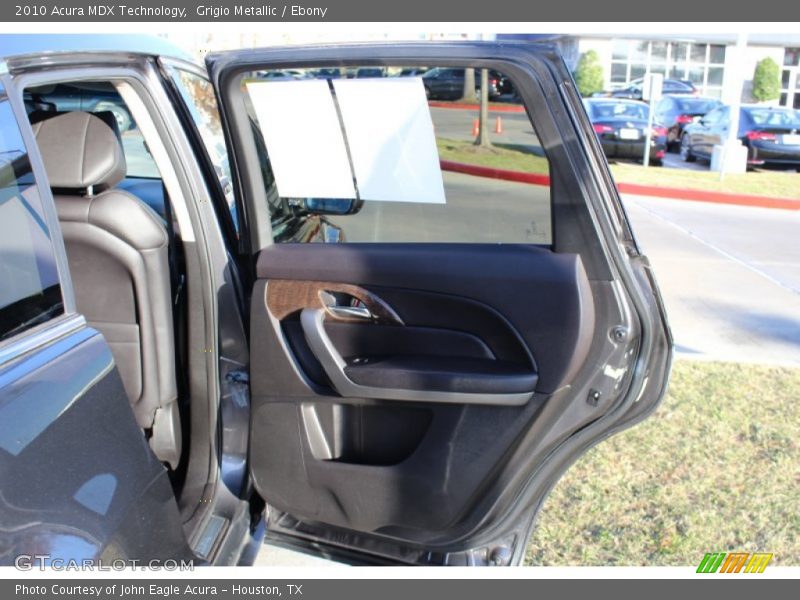 Grigio Metallic / Ebony 2010 Acura MDX Technology