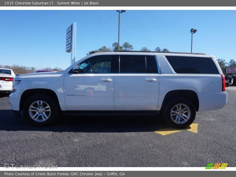 Summit White / Jet Black 2015 Chevrolet Suburban LT