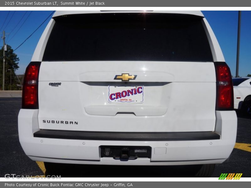 Summit White / Jet Black 2015 Chevrolet Suburban LT