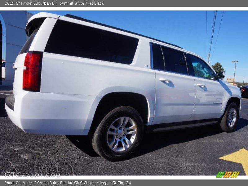 Summit White / Jet Black 2015 Chevrolet Suburban LT
