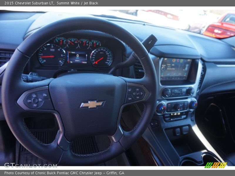 Summit White / Jet Black 2015 Chevrolet Suburban LT