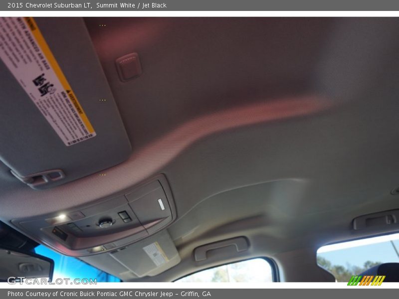 Summit White / Jet Black 2015 Chevrolet Suburban LT