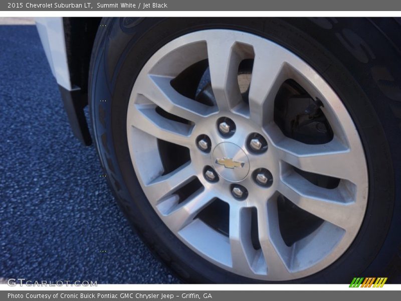 Summit White / Jet Black 2015 Chevrolet Suburban LT