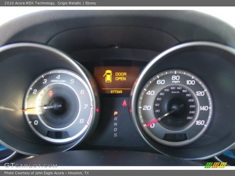 Grigio Metallic / Ebony 2010 Acura MDX Technology