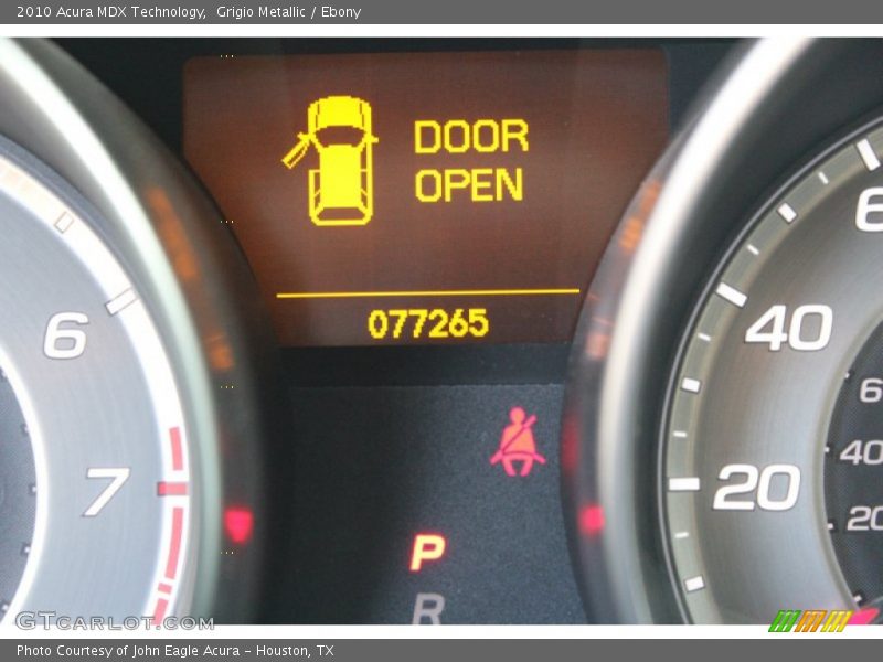 Grigio Metallic / Ebony 2010 Acura MDX Technology