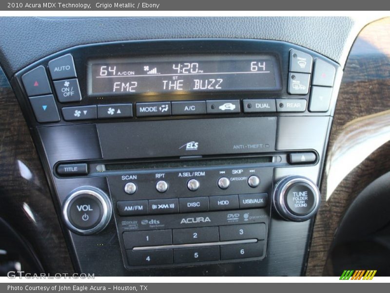 Grigio Metallic / Ebony 2010 Acura MDX Technology