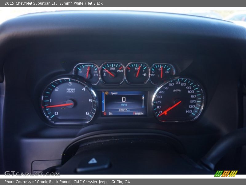 Summit White / Jet Black 2015 Chevrolet Suburban LT