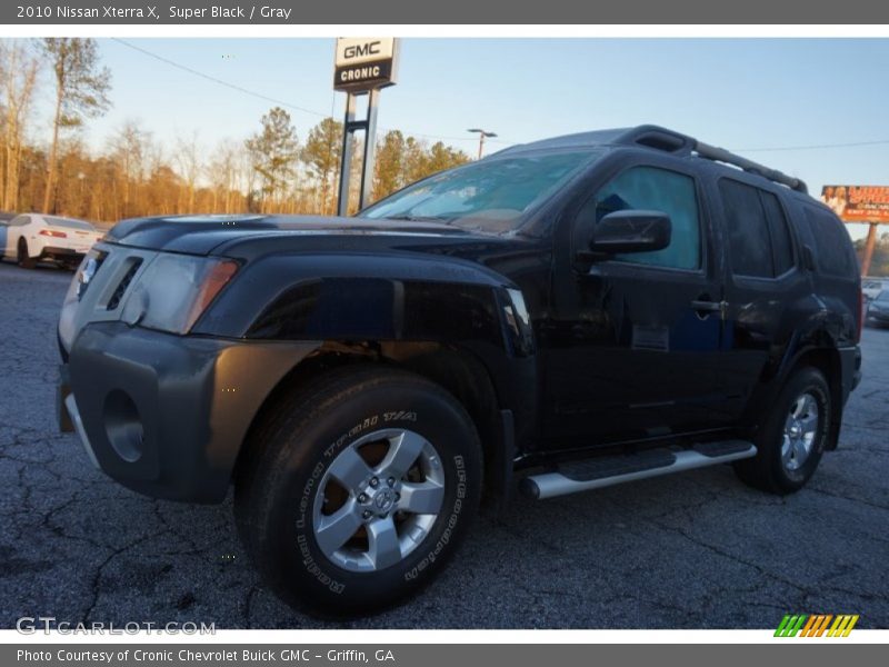 Super Black / Gray 2010 Nissan Xterra X