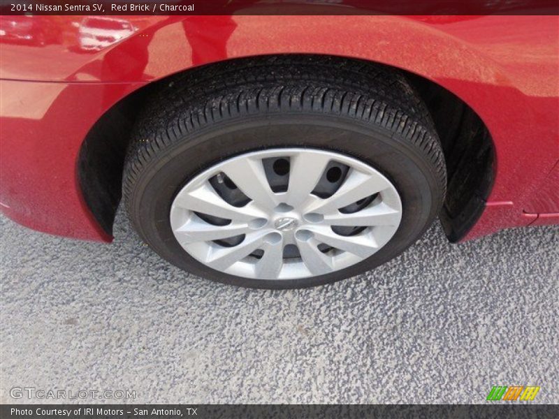 Red Brick / Charcoal 2014 Nissan Sentra SV