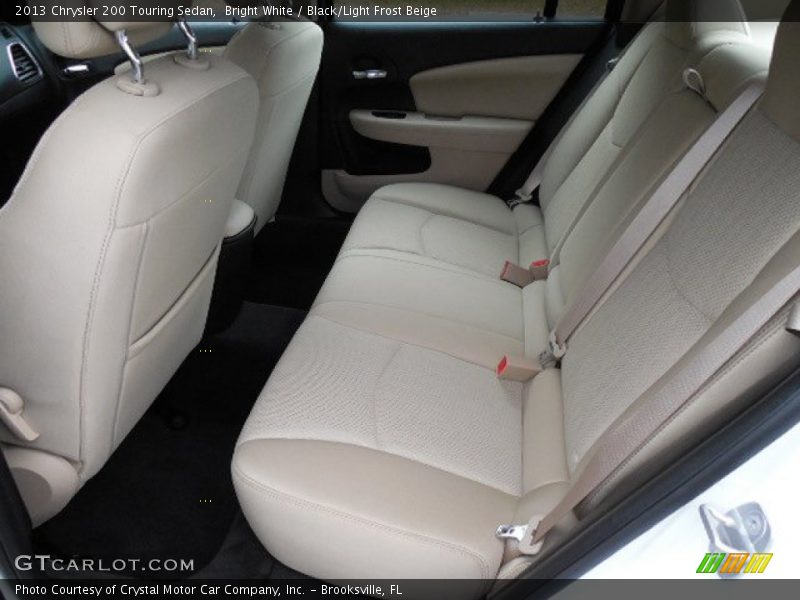 Bright White / Black/Light Frost Beige 2013 Chrysler 200 Touring Sedan