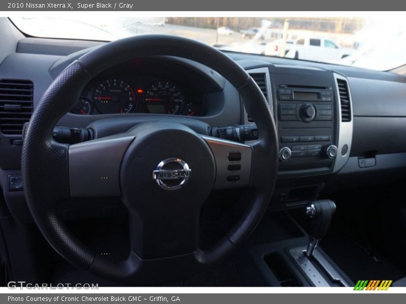 Super Black / Gray 2010 Nissan Xterra X