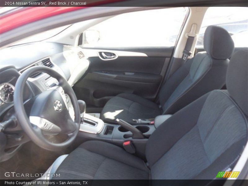 Red Brick / Charcoal 2014 Nissan Sentra SV