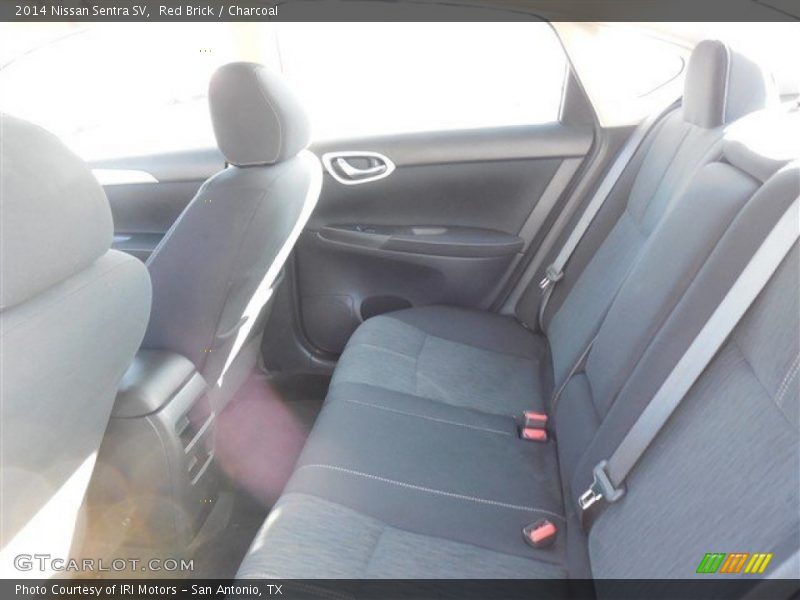 Red Brick / Charcoal 2014 Nissan Sentra SV