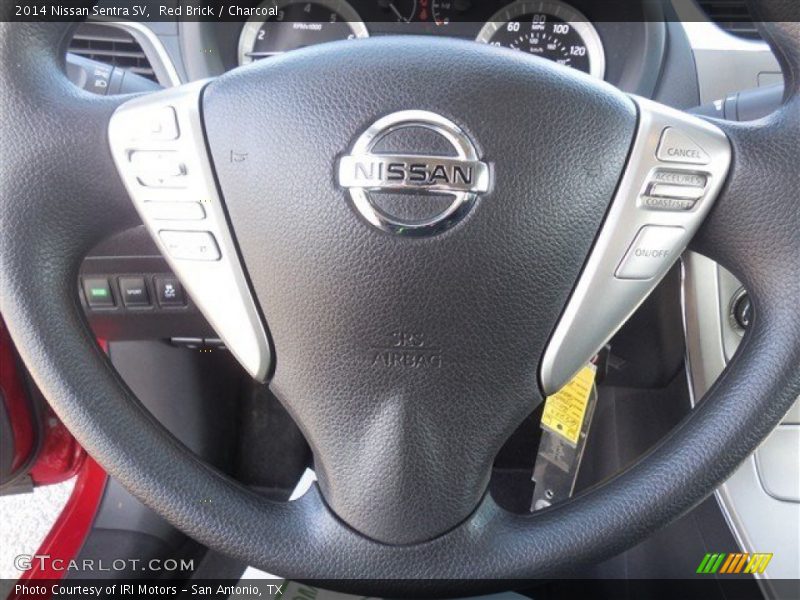 Red Brick / Charcoal 2014 Nissan Sentra SV