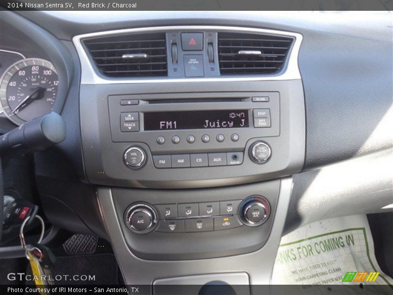 Red Brick / Charcoal 2014 Nissan Sentra SV