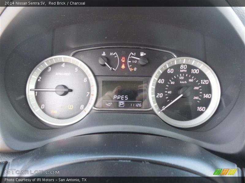 Red Brick / Charcoal 2014 Nissan Sentra SV
