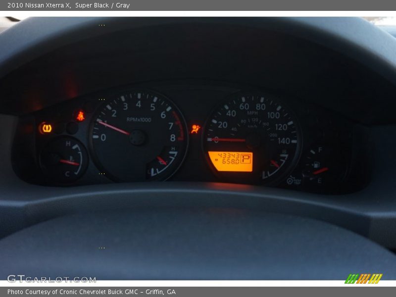 Super Black / Gray 2010 Nissan Xterra X