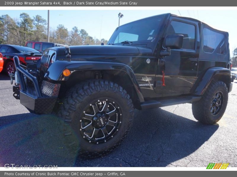 Black / Dark Slate Gray/Medium Slate Gray 2009 Jeep Wrangler Sahara 4x4