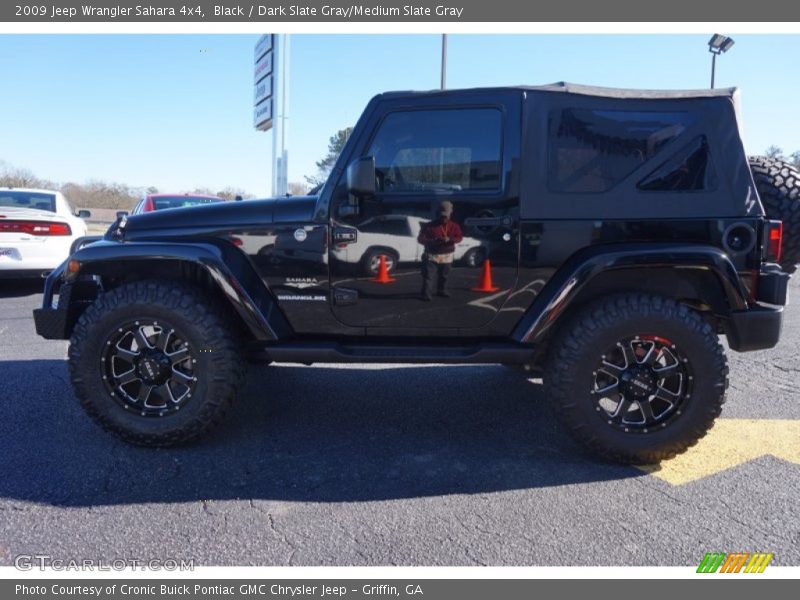 Black / Dark Slate Gray/Medium Slate Gray 2009 Jeep Wrangler Sahara 4x4