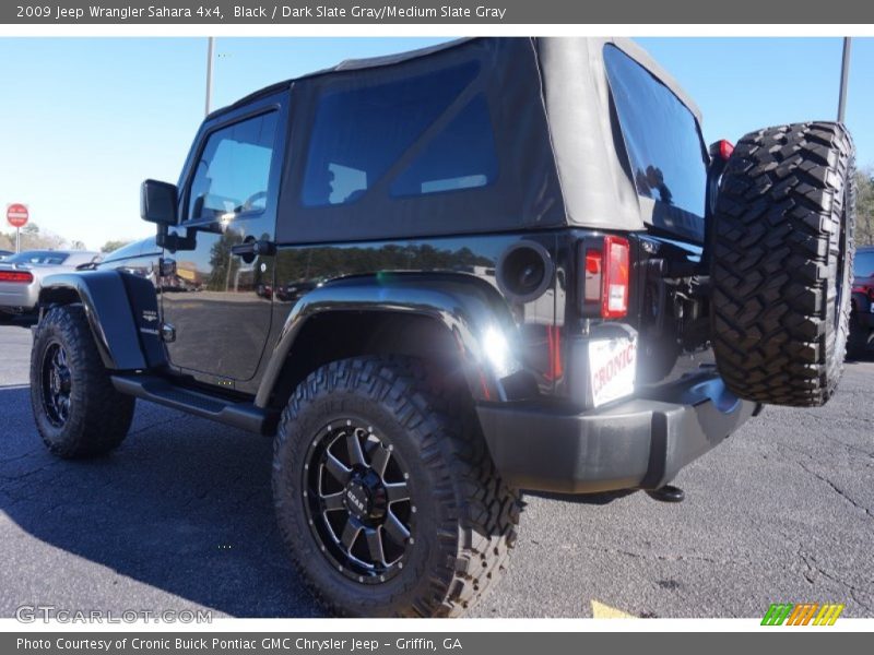 Black / Dark Slate Gray/Medium Slate Gray 2009 Jeep Wrangler Sahara 4x4