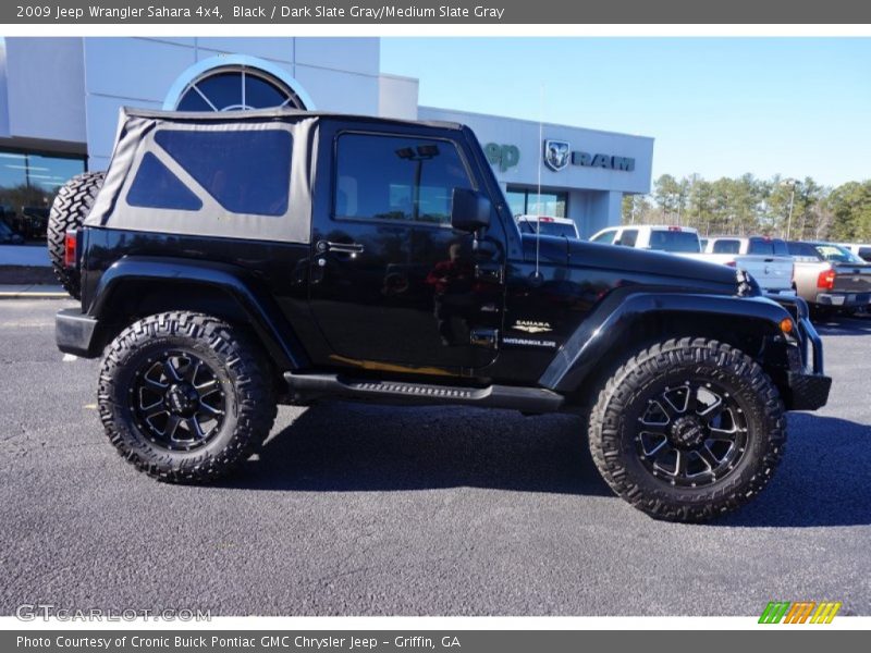 Black / Dark Slate Gray/Medium Slate Gray 2009 Jeep Wrangler Sahara 4x4