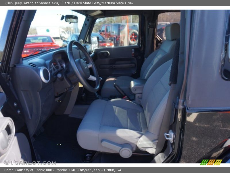 Black / Dark Slate Gray/Medium Slate Gray 2009 Jeep Wrangler Sahara 4x4