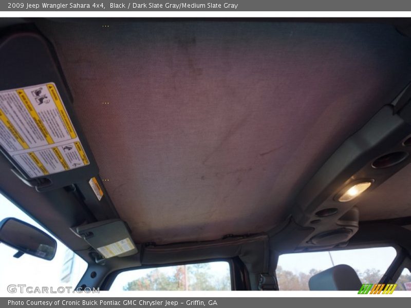 Black / Dark Slate Gray/Medium Slate Gray 2009 Jeep Wrangler Sahara 4x4