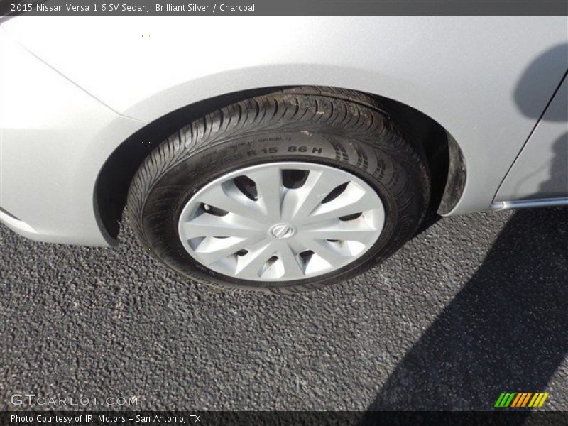 Brilliant Silver / Charcoal 2015 Nissan Versa 1.6 SV Sedan