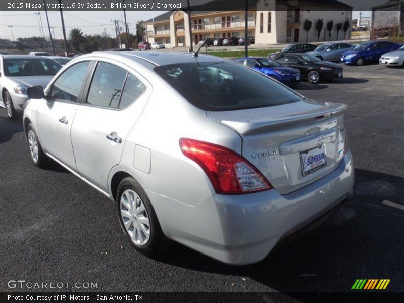 Brilliant Silver / Charcoal 2015 Nissan Versa 1.6 SV Sedan