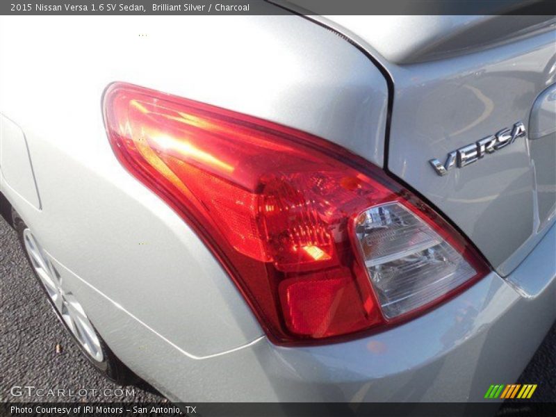 Brilliant Silver / Charcoal 2015 Nissan Versa 1.6 SV Sedan